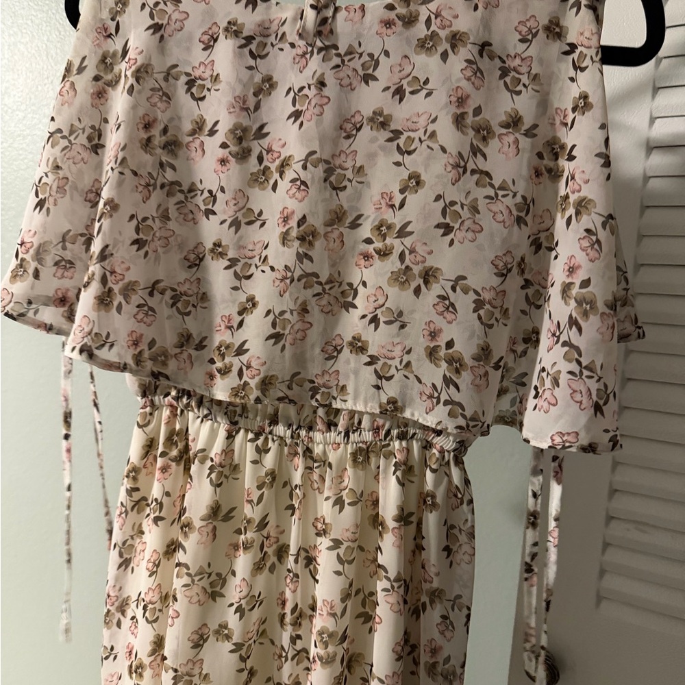 Floral Off-Shoulder Dress